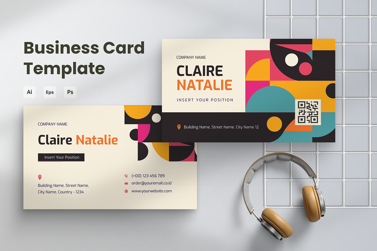 Modern Creative - Business Card, a Business Card Template by Annora Studio (Photo 1 of 5)