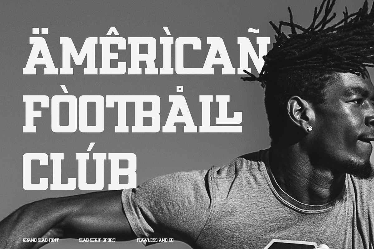 Grand Slab - Slab Sport Font, a Slab Serif Font by Flawless And Co (Photo 8 of 10)