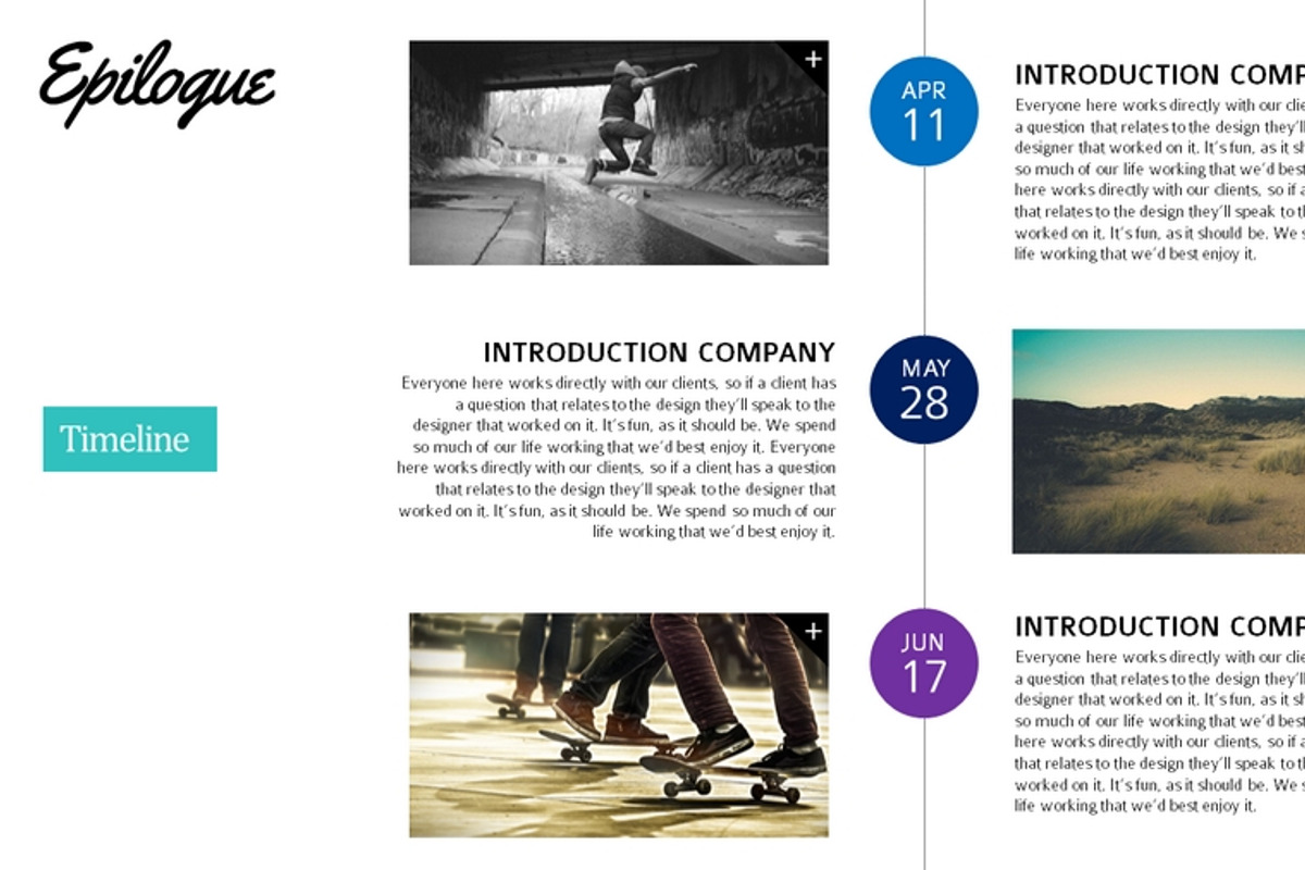 Epilogue PowerPoint Presentation, a Presentation Template by Warna Works (Photo 3 of 5)