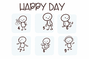 Happy Day| Symbols Fonts, a Symbol Font by Sirinart (Thumbnail 4 of 6)