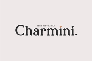 Charmini. Serif Font Family.