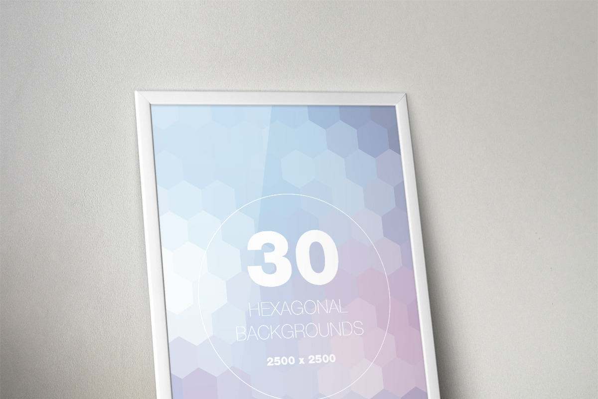 30 Hexagon Backgrounds preview 4
