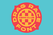 Drag Race Font, a Sans Serif Font by Kern Club (Thumbnail 2 of 4)