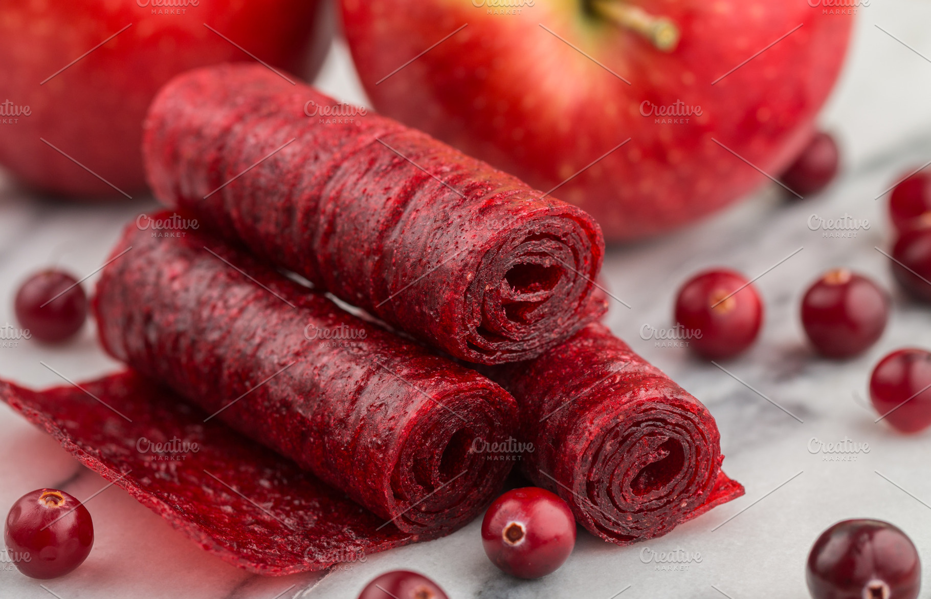 Apple cranberry pastille, a Food & Drink Photo by La_Vanda