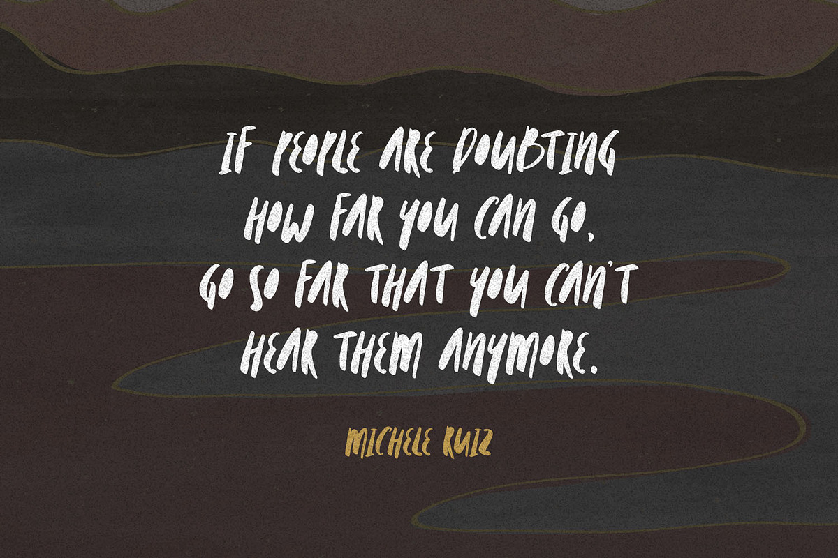 Mollroy ~ Perfect for Quotes, a Font by Orenari (Photo 2 of 12)