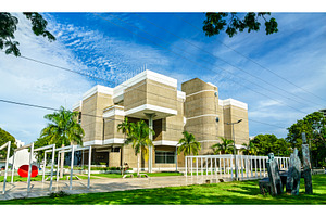 Modern art museum in Santo Domingo, an Architecture Photo by Leonid Andronov