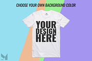 Realistic T-Shirt Mockup, a Shirt Mockup by THE MOCKUP SHOP (Thumbnail 5 of 5)