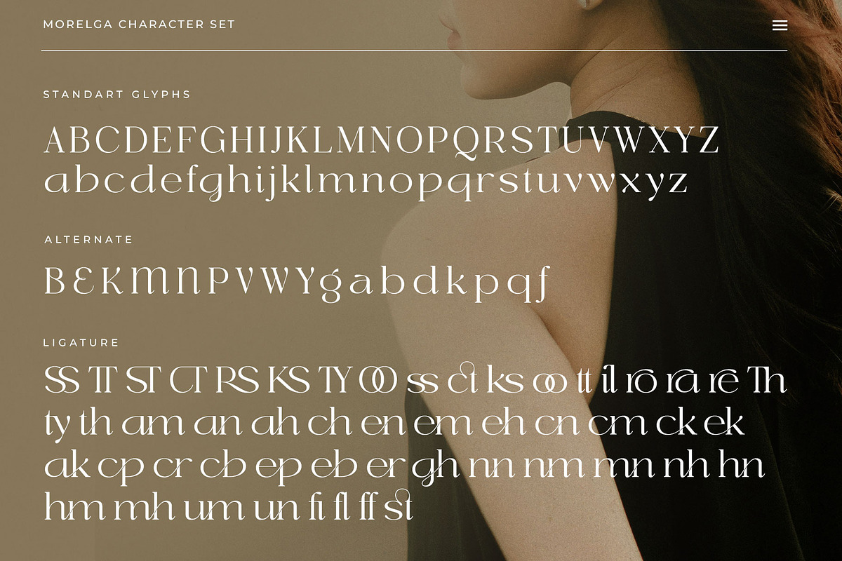Morelga Modern Serif Font, a Serif Font by RantautypeStudio (Photo 16 of 17)