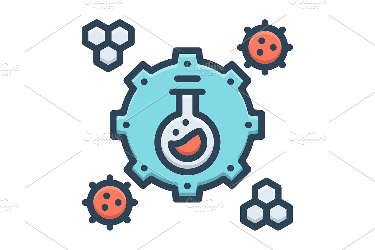 Science laboratory color icon, a Duotone Icon by Creative priyanka