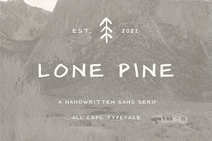 Lone Pine | Handwritten Font