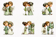 Whimsical Wedding Kids Clipart PNG, a Person Illustration by fashionaddict (Thumbnail 3 of 7)