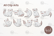 Siamese Cute Cat Clipart, an Animal Illustration by creationsbyapuruh (Thumbnail 2 of 5)