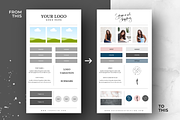 Brand Board Template/Mood Board, a Branding & Logo Template by Just Like White Creative (Thumbnail 2 of 6)