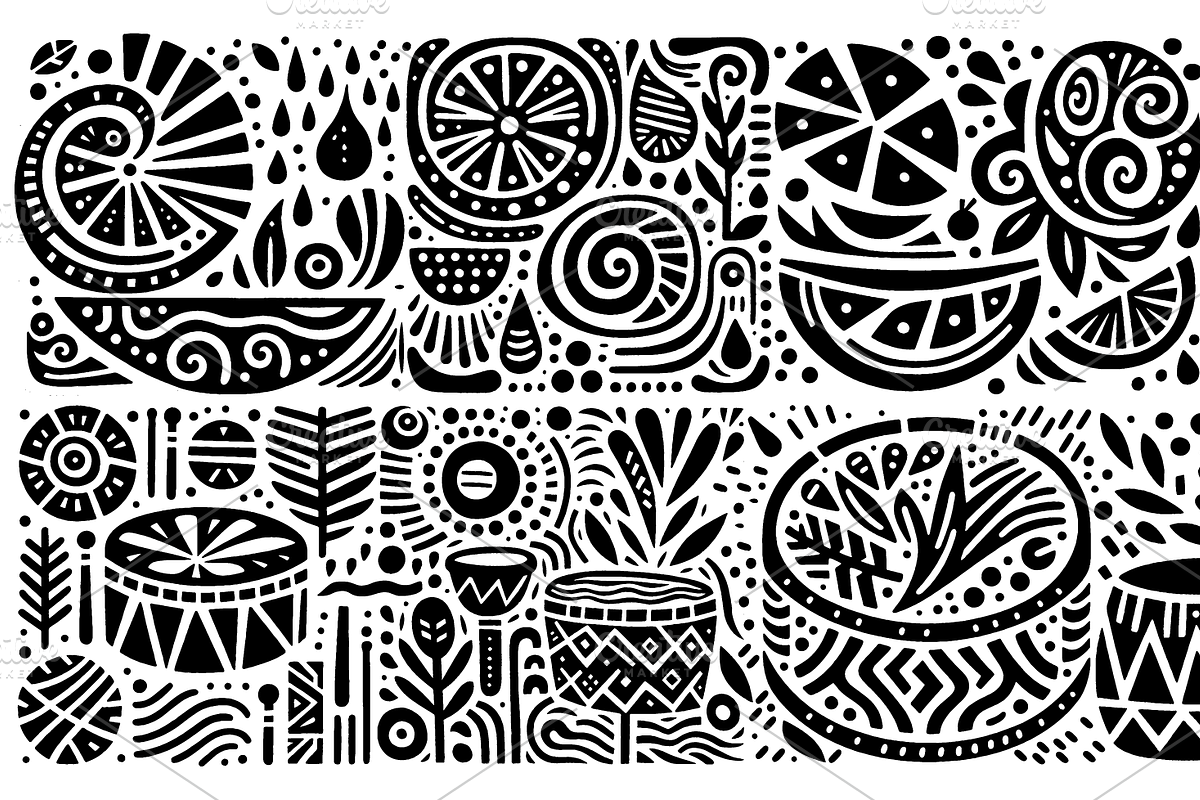 Vintage Wild Animals Folk Art, a Decorative Illustration by devastd (Photo 20 of 28)