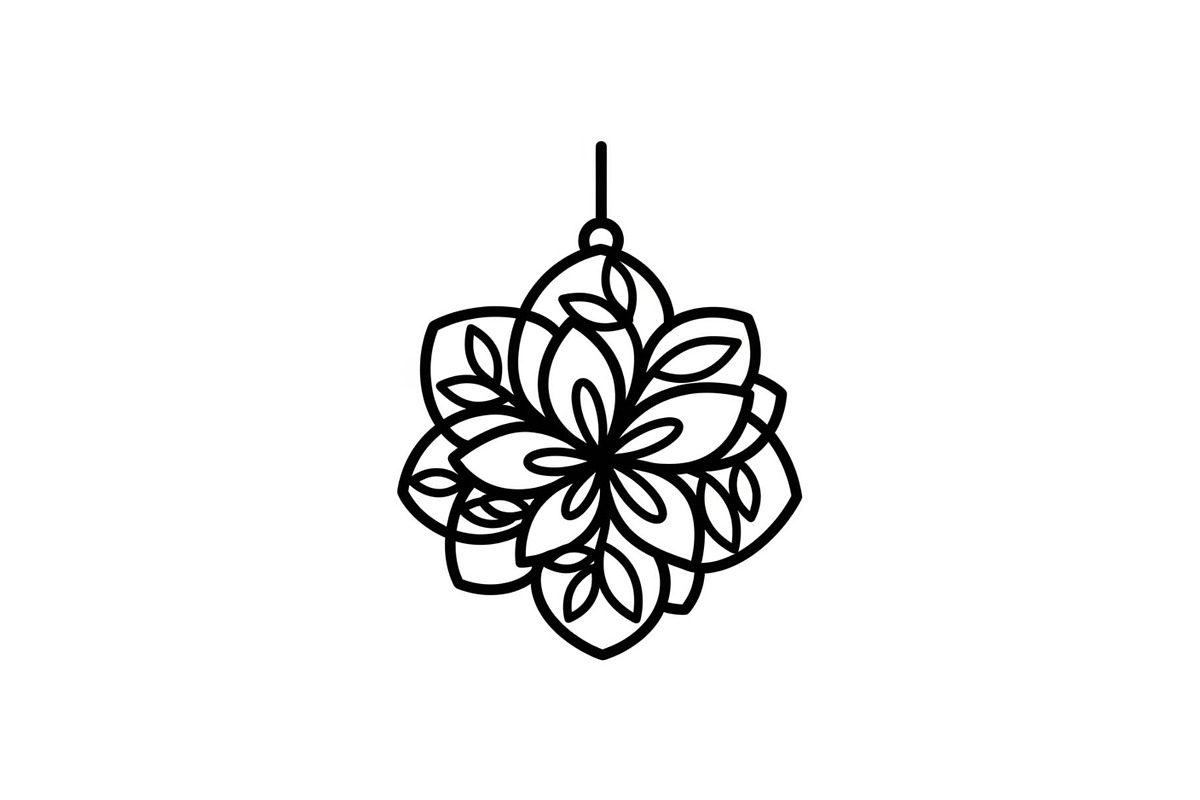 Hanging Mandala Ornament Vector Bund, an Illustration by musafir_fashion (Photo 31 of 51)