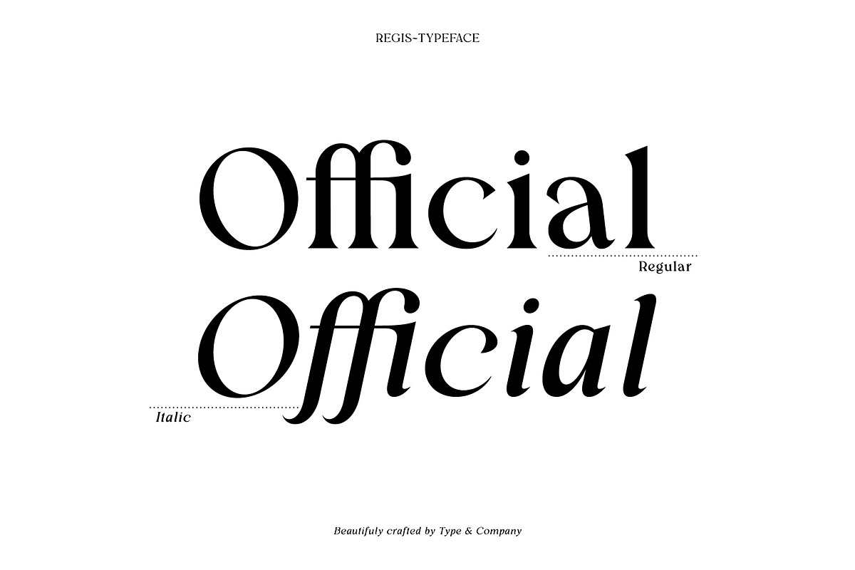 Regis | Elegant Serif Font Family, a Serif Font by Type and Co. (Photo 6 of 20)