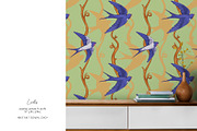 Cotton & Swallow Seamless Patterns, a Decorative Illustration by Liiafis (Thumbnail 16 of 16)