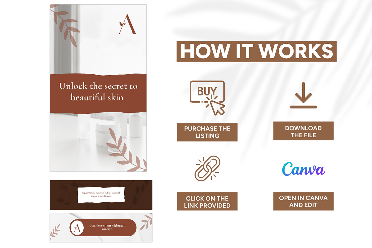 Radiant Skincare Branding Bundle, a Social Media Template by Branding by Kellsey (Photo 5 of 5)