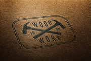 Set of vintage carpentry logos, a Branding & Logo Template by AkimD (Thumbnail 4 of 8)