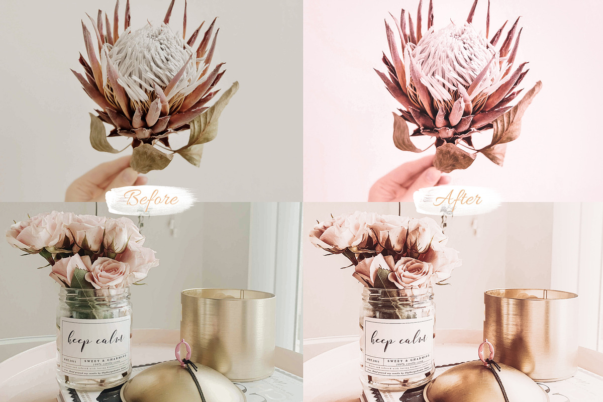 Rose Gold Collection - Lr Presets, a Preset Add-On by Uno Creative Studio (Photo 2 of 4)