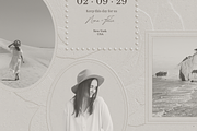 Embossed Botanical Textures & Frames, a Texture Graphic by Yana Lesiuk (Thumbnail 4 of 9)