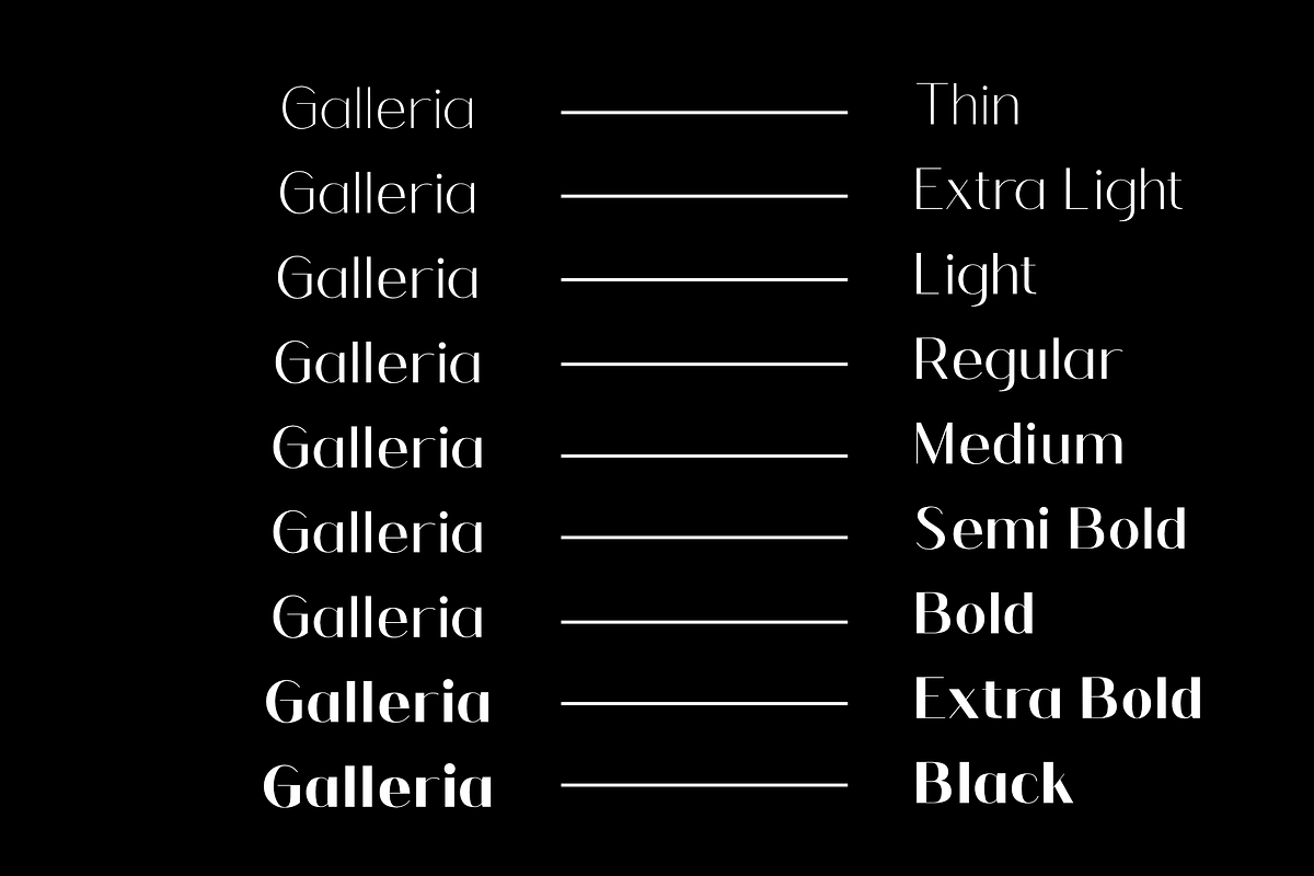 Galleria-An Unique Variable sans, a Sans Serif Font by zamjumps (Photo 2 of 10)