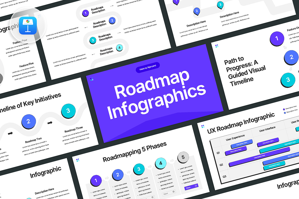 Roadmap Infographic Keynote, a Presentation Template by rgbryand (Photo 1 of 7)