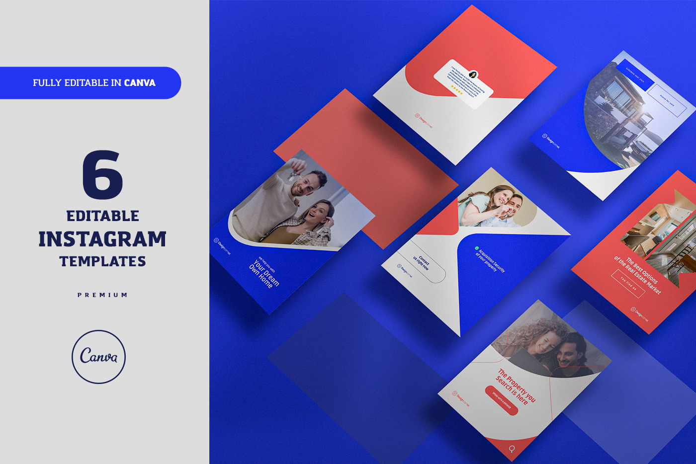 Instagram Canva Templates, a Social Media Template by Designcomvc