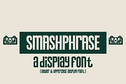 SmashPhrase | Unicase Display Font, a Font by Bend Industries (Thumbnail 1 of 7)