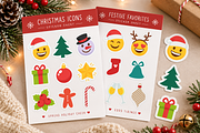 Xmas Icons Clipart | 100% Hand Drawn, a Seasonal Illustration by Anna Studio (Thumbnail 5 of 11)