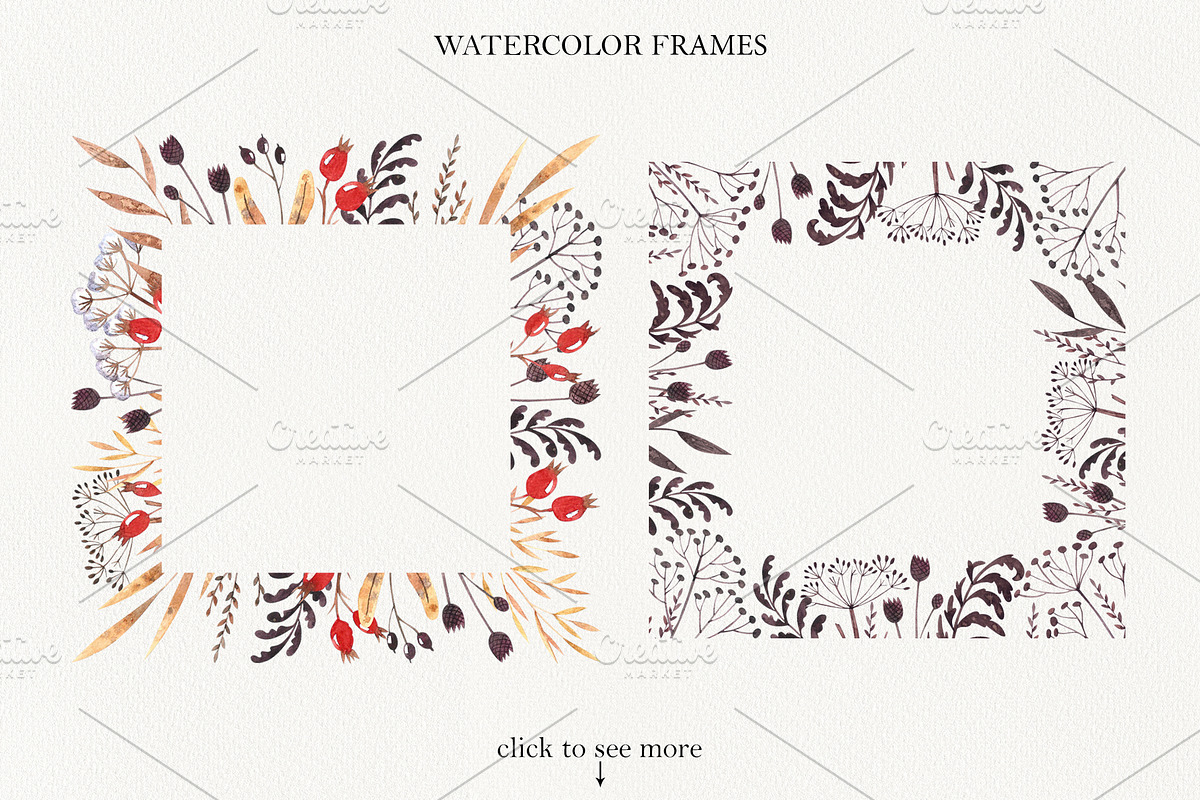Winter dry plants, an Illustration by Natalia Fedorova (Photo 4 of 8)