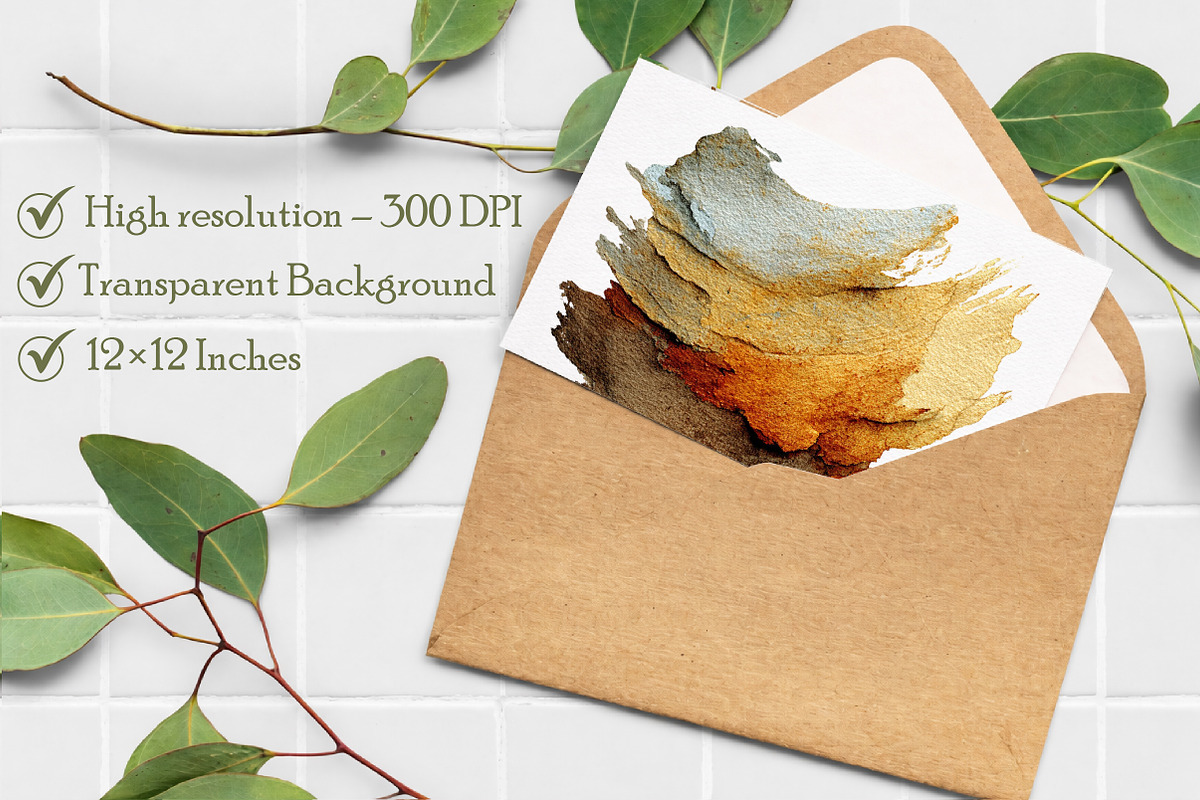 Watercolor Boho Background clipart, an Illustration by Libby Wishes (Photo 5 of 7)