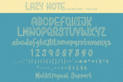 Lazy Note - Display Font, a Font by Alpaprana (Thumbnail 9 of 10)