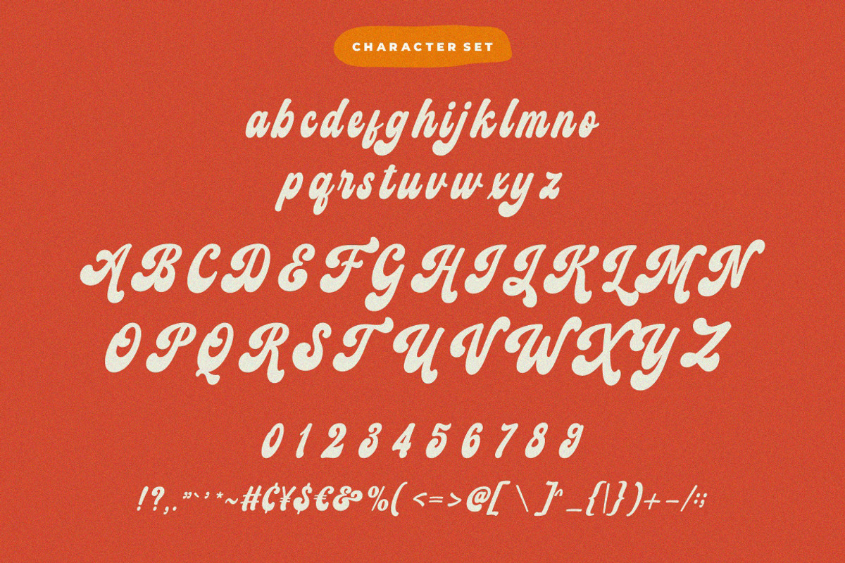 Retro Harmony Font, a Script Font by HansCo Studio (Photo 9 of 11)