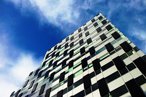 Office building stock photo containing office and building