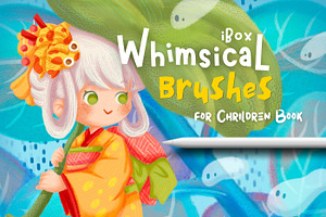Whimsical iBox kawaii procreate brus