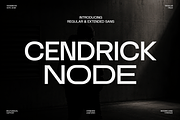 Geometric & Extended - Cendrick Node, a Sans Serif Font by RagamKata (Thumbnail 1 of 10)
