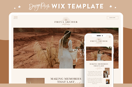 Elegant Wedding Planner Wix Template preview 7