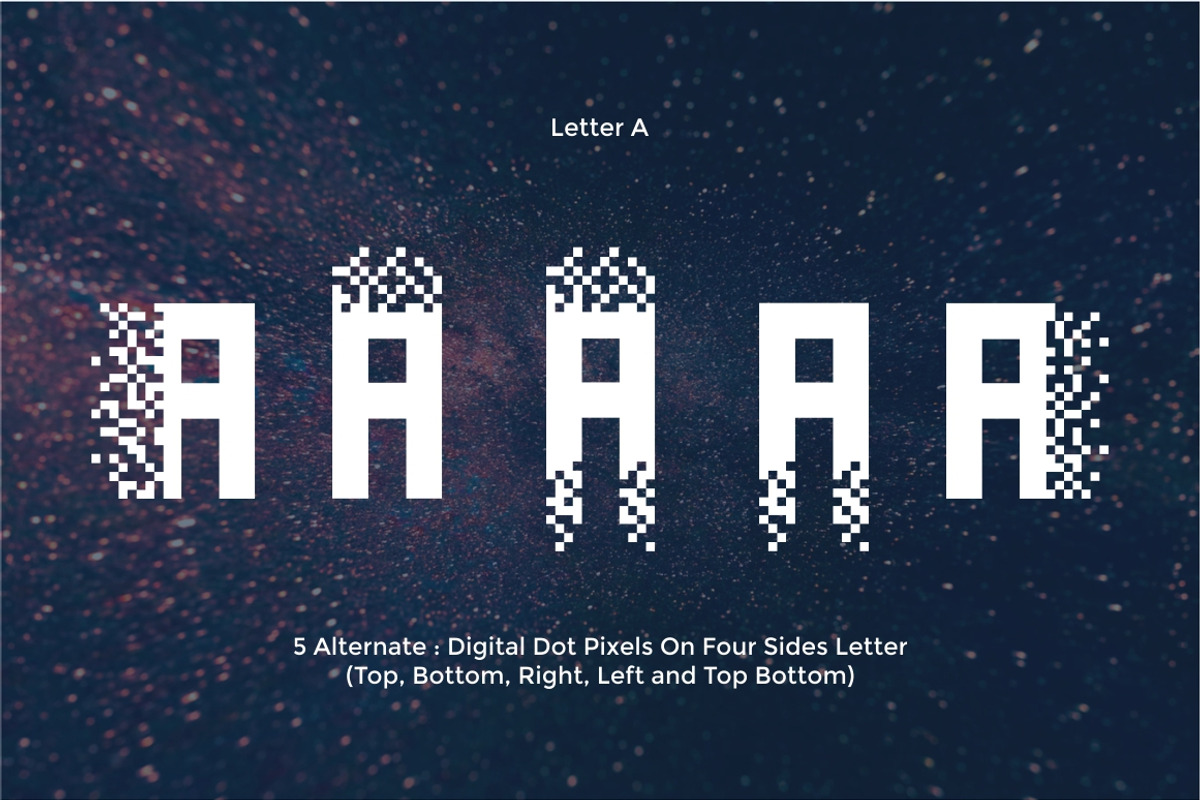 Pixel Bit Typeface preview 3