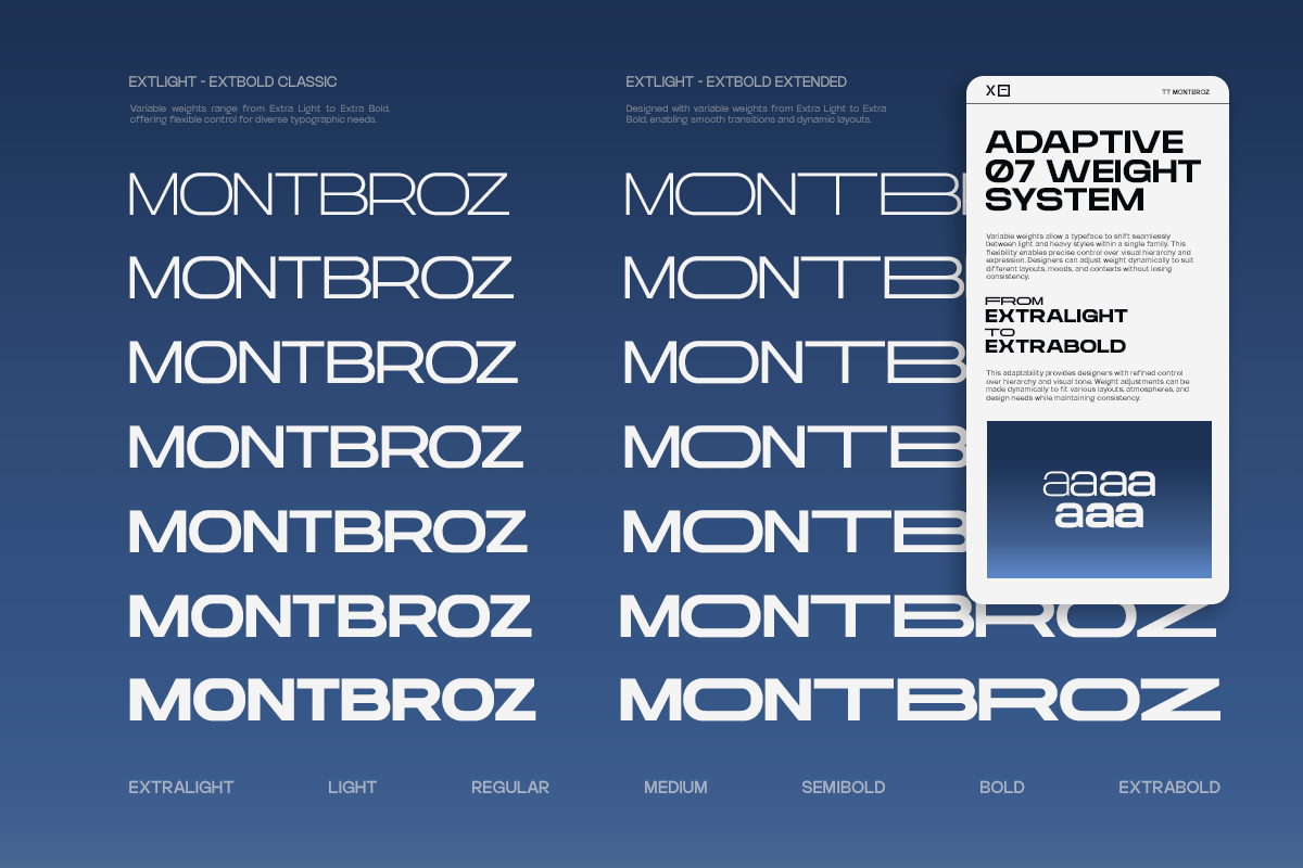 TRT Mont Broz Bold Modern Sans, a Sans Serif Font by truetype (Photo 3 of 15)