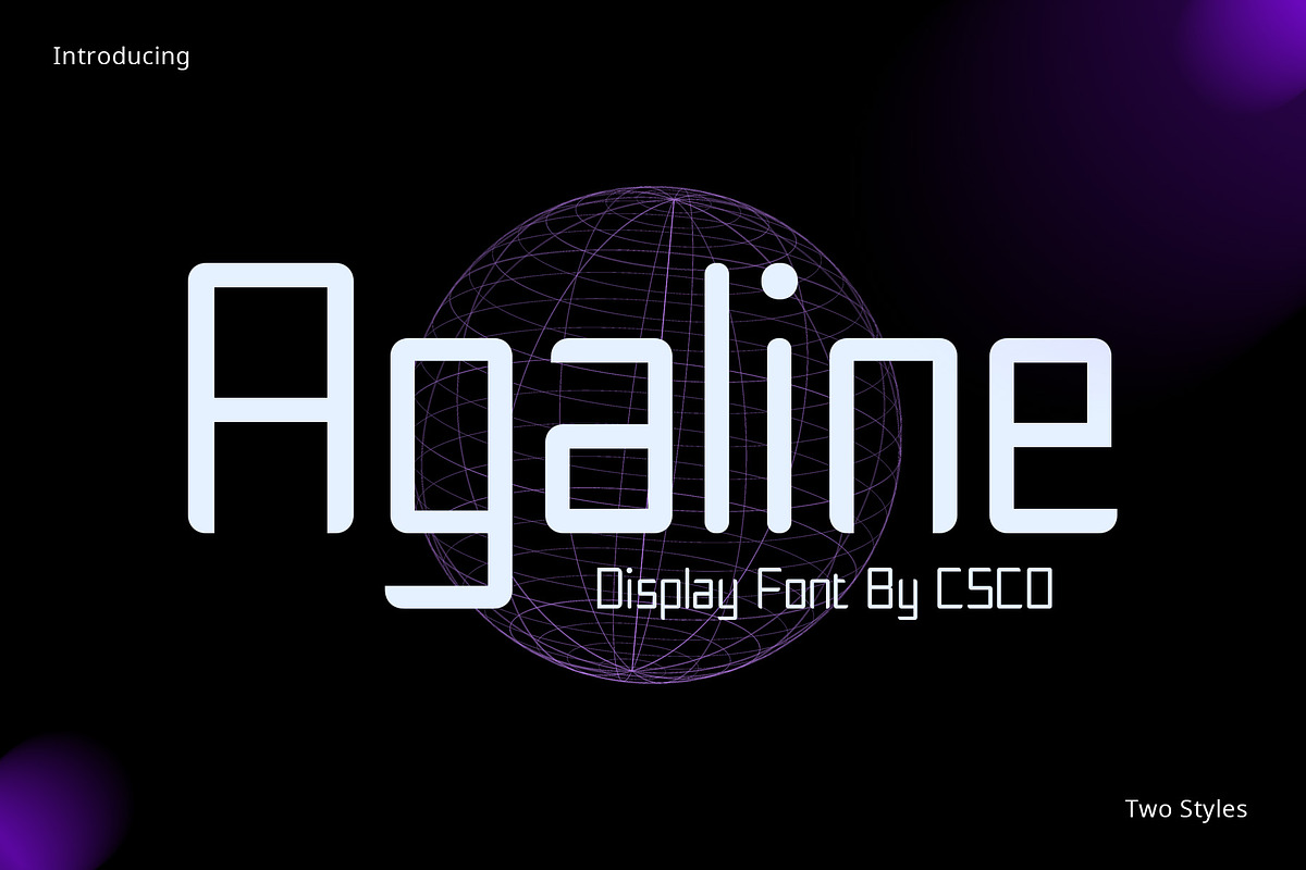 Agaline – Minimalist Font, a Sans Serif Font by Craft Supply Co. (Photo 1 of 8)