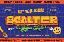 SCALTER - Font Pack Family 75% OFF