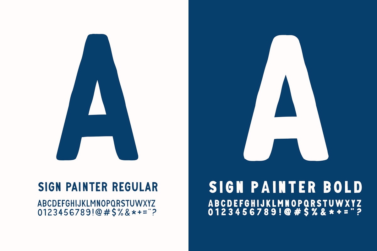 Sign Painter Sans, a Font by Ulysses Design Co (Photo 8 of 12)