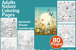 Adults Nature Coloring Pages