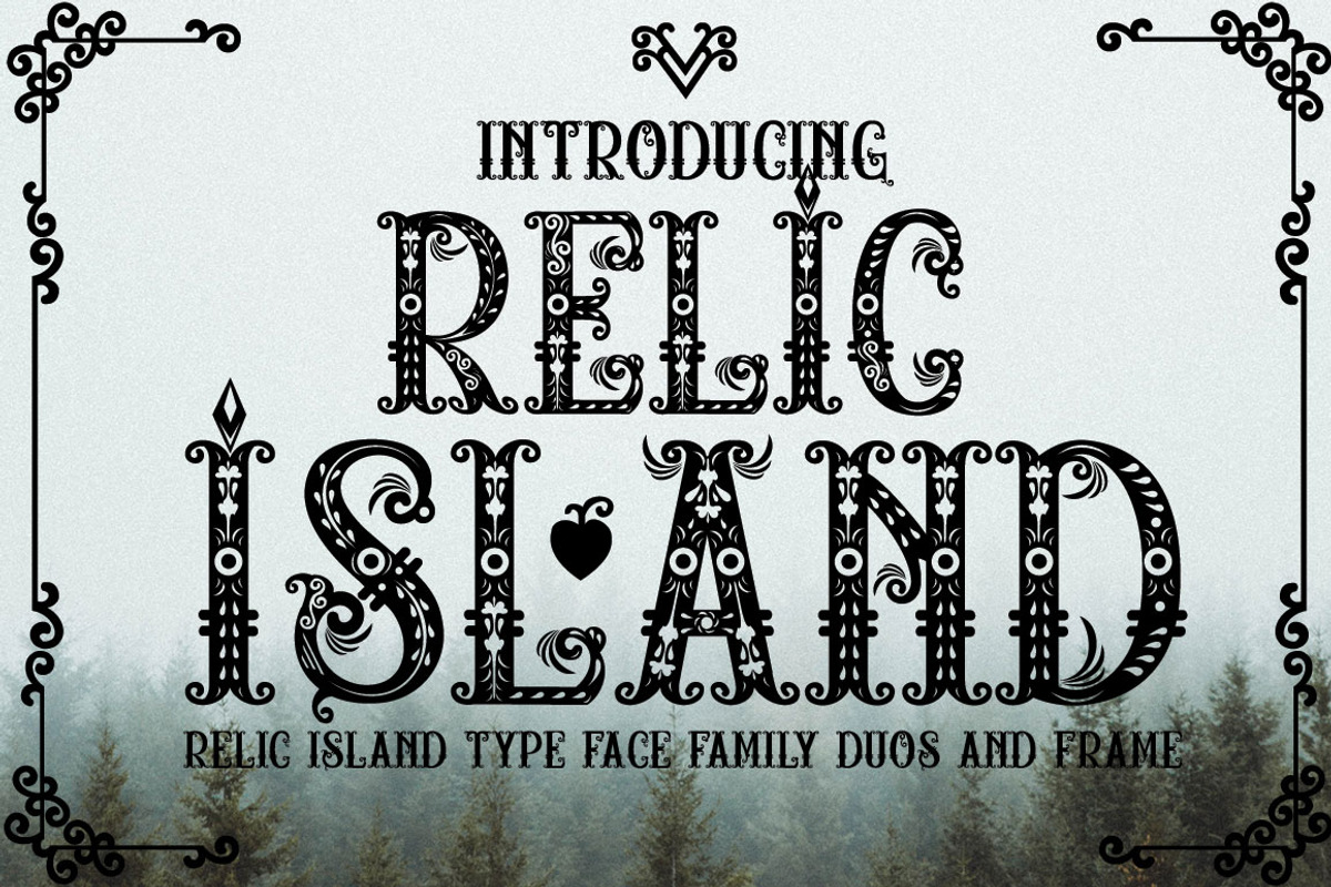 Relic Island, a Font by Bramcreative (Photo 2 of 12)