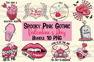 Spooky Pink Valentines Bundle