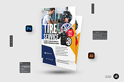 Tire Repair Service Flyer Template, a Flyer Template by Aam360 (Thumbnail 4 of 5)
