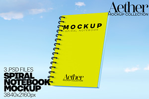 Spiral Notebook Mockup Bundle