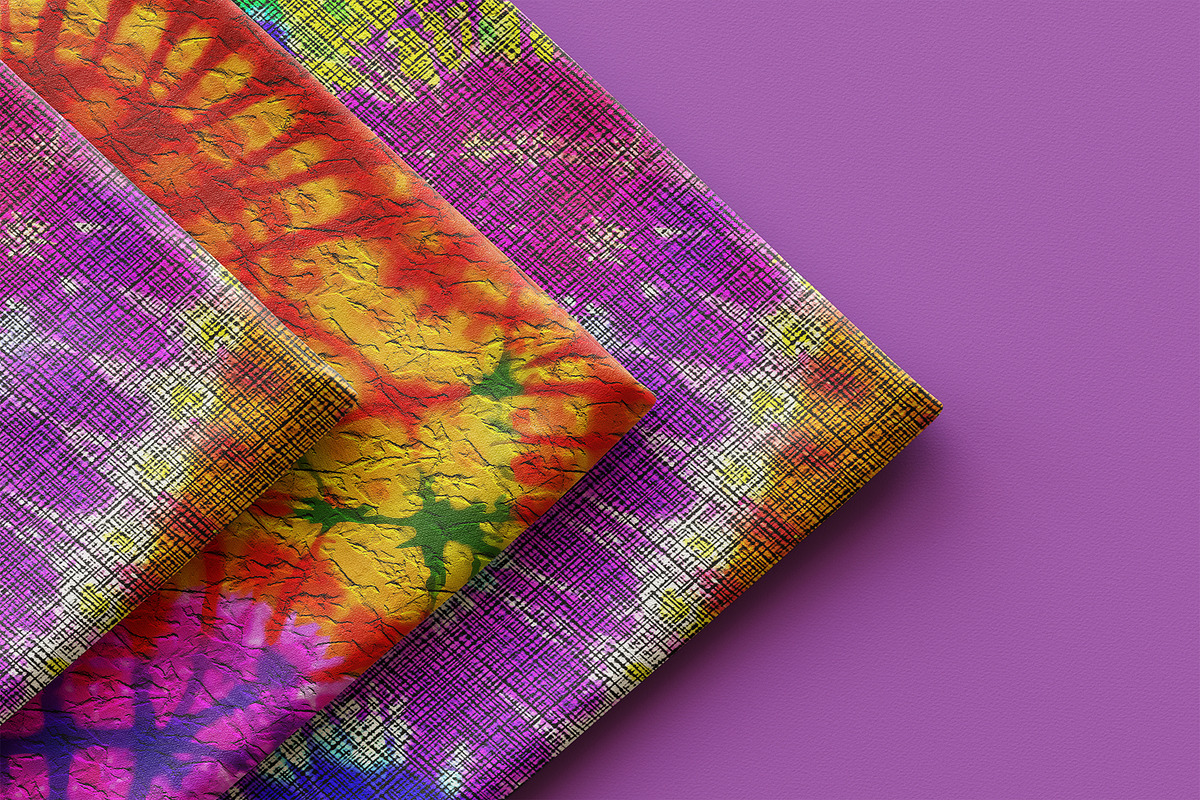 Tie-Dye Texture Digital Papers #67, a Texture Graphic by Digital Art Collectibles (Photo 2 of 4)