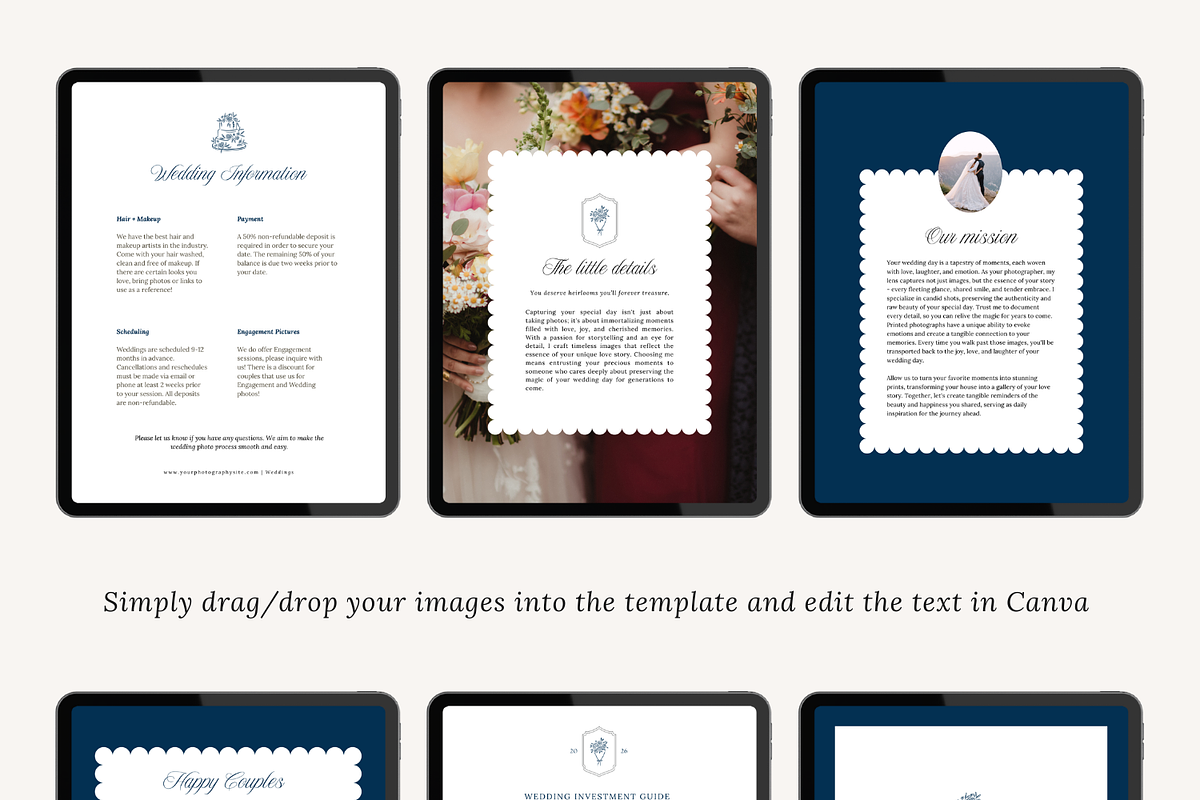 Wedding Photography Pricing Guide, a Marketing Template by Sweet Little Muse (Photo 8 of 13)